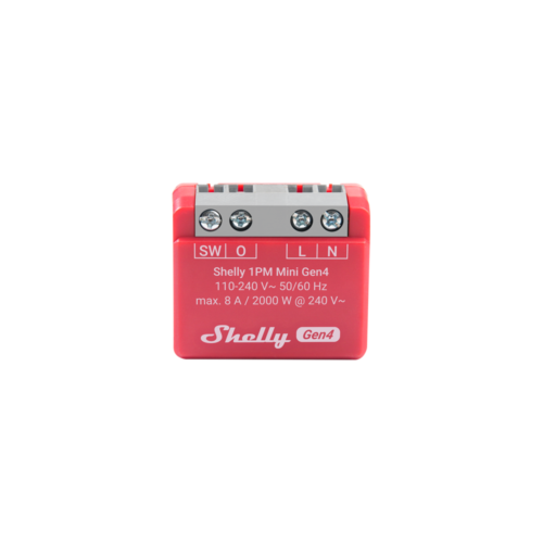 Смарт Реле - Shelly 1PM Mini, Gen4 [EN TO TRANSLATE]