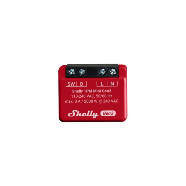 Смарт Реле - Shelly 1PM Mini, Gen3 [EN TO TRANSLATE]