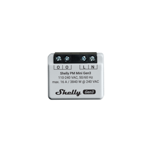 Смарт Енергиен измервател - Shelly PM Mini, Gen3 [EN TO TRANSLATE]
