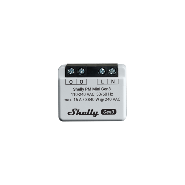 Смарт Енергиен измервател - Shelly PM Mini, Gen3 [EN TO TRANSLATE]