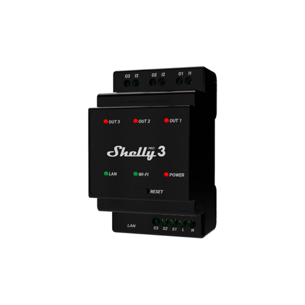 Смарт Реле - Shelly Pro 3 [EN TO TRANSLATE]