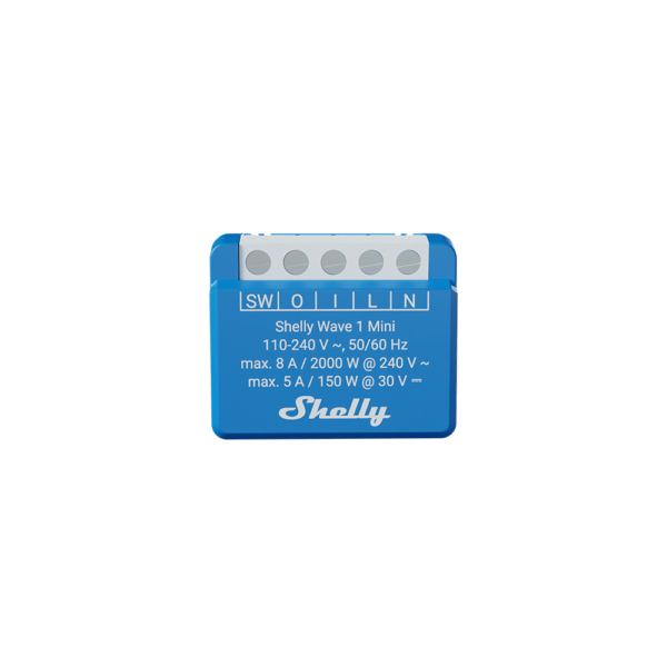 Смарт Реле - Shelly Wave 1 Mini LR [EN TO TRANSLATE]