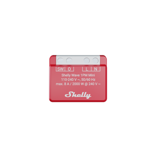 Смарт Реле - Shelly Wave 1PM Mini LR [EN TO TRANSLATE]