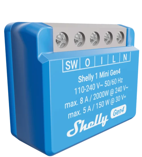 Смарт Реле - Shelly 1 MINI, GEN4 [EN TO TRANSLATE]